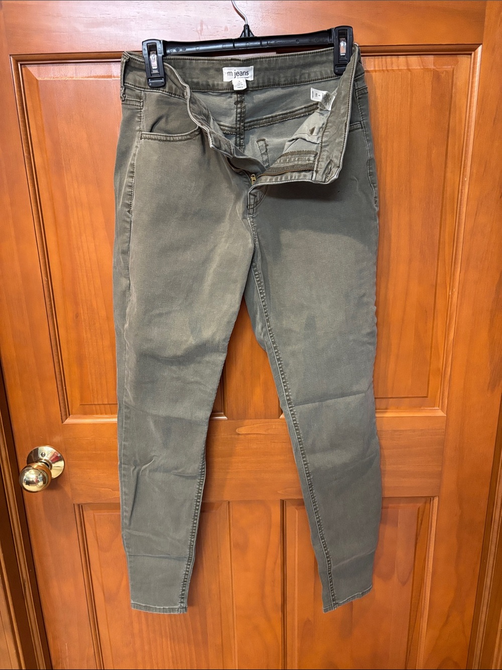 Maurices Olive Green Ankle Jeans